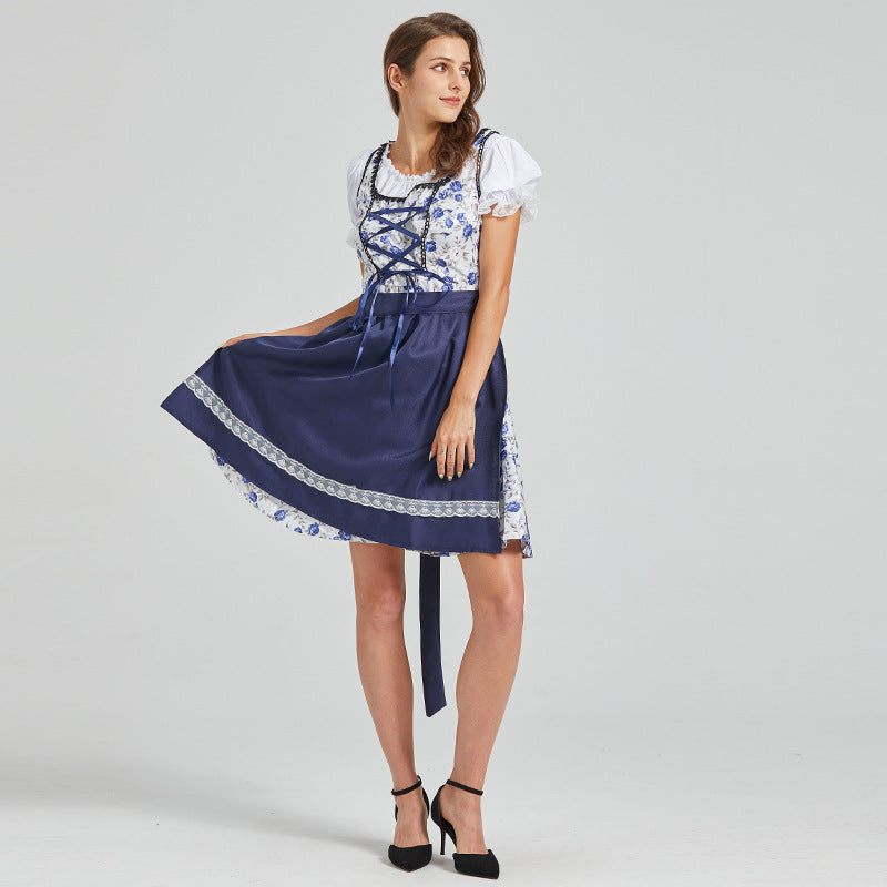 Gerda Floral Oktoberfest Dirndl Dress