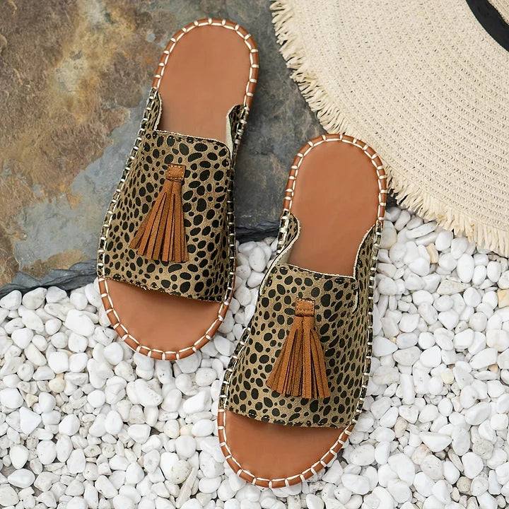 Robin Nomad Tassel Slide Sandals