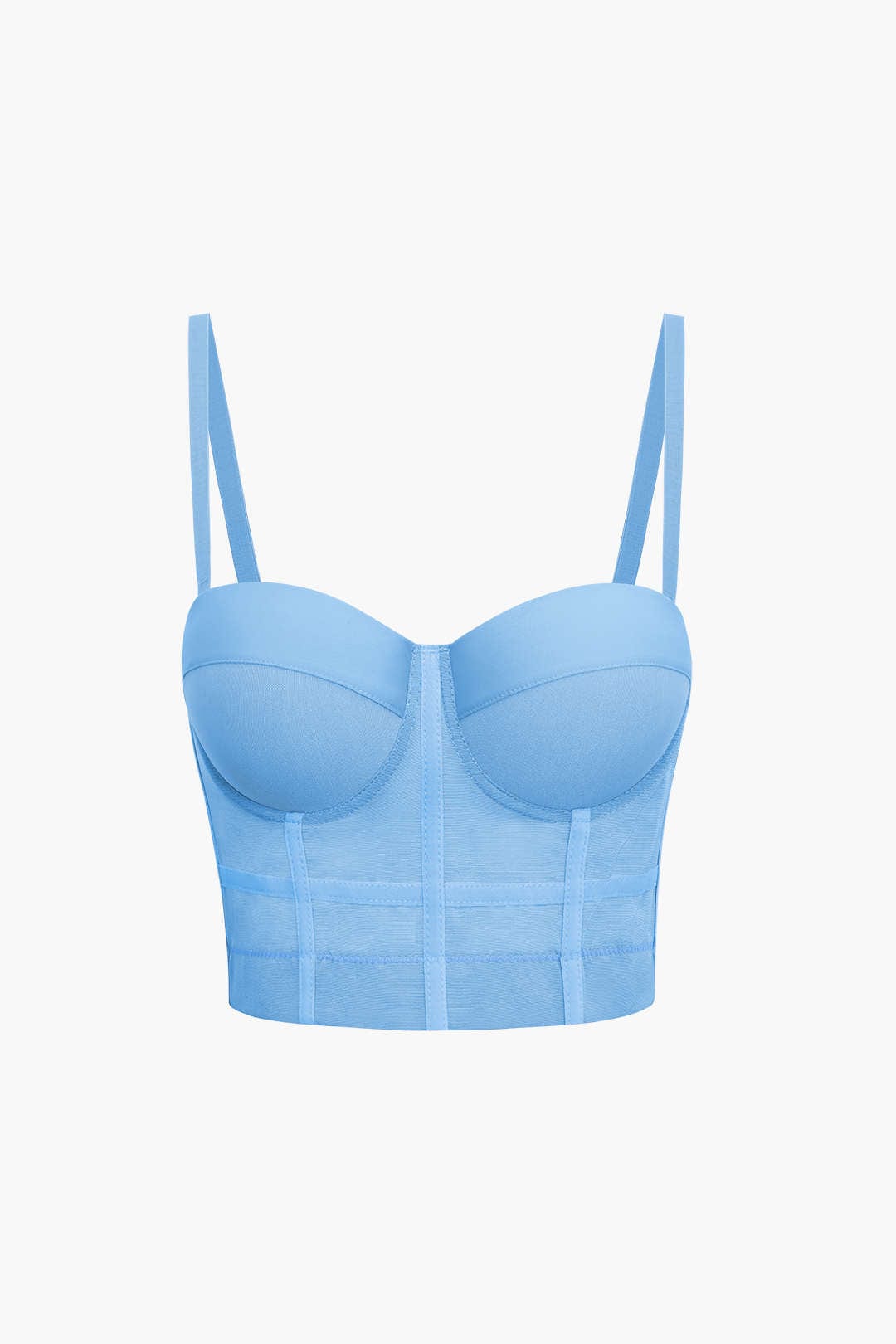 Everly Structured Bustier Crop Top
