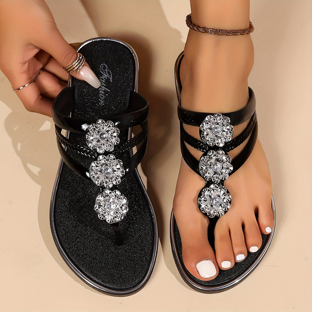 Eloira Crystal Embellished Sandals