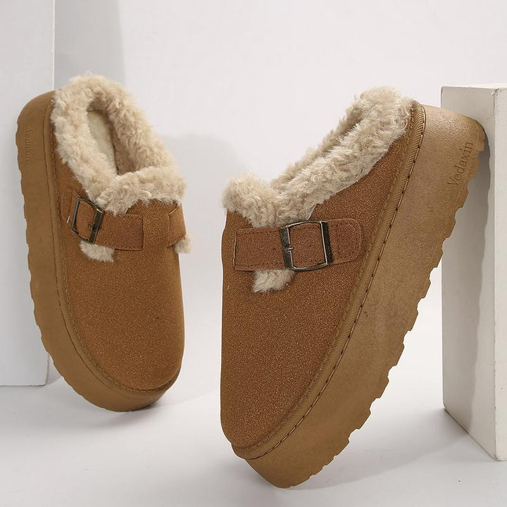 Nessa Plush Buckle Clogs