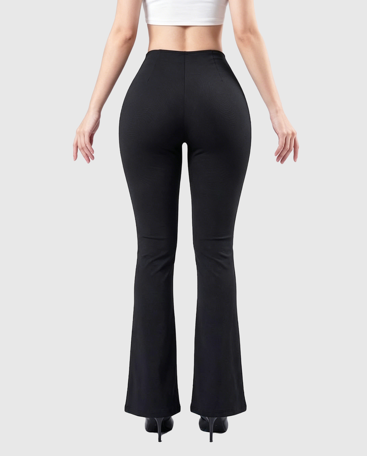 Anais High Waist Flared Stretch Pants