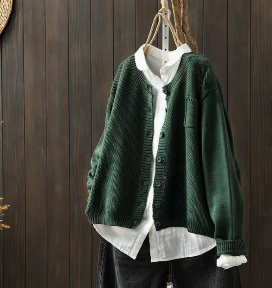 Linette Cable Bomber Cardigan