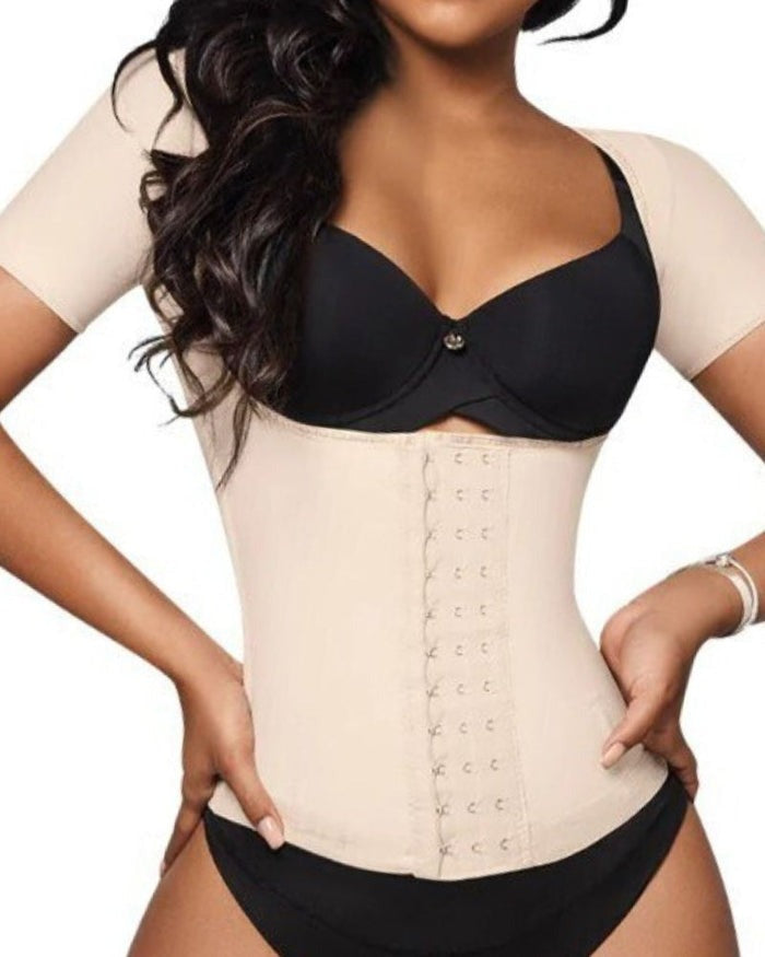 Agnes Arm Compression Waist Shaper Bodysuit