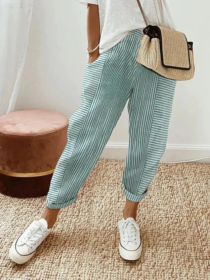 Holly Striped Jogger Pants