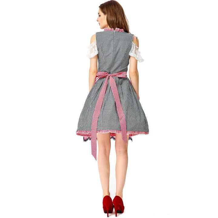 Silvia Embroidered Apron Dirndl Dress