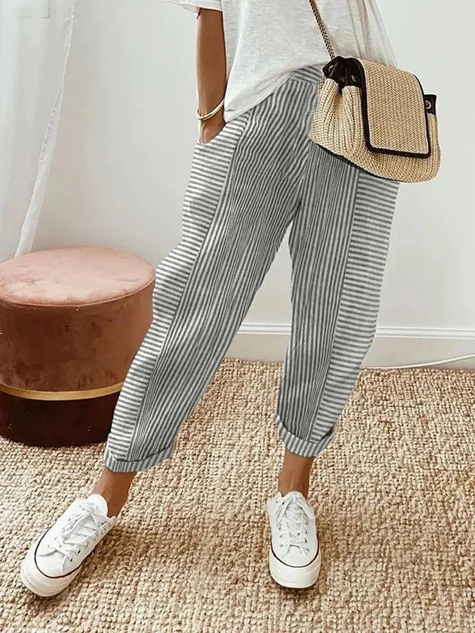 Holly Striped Jogger Pants