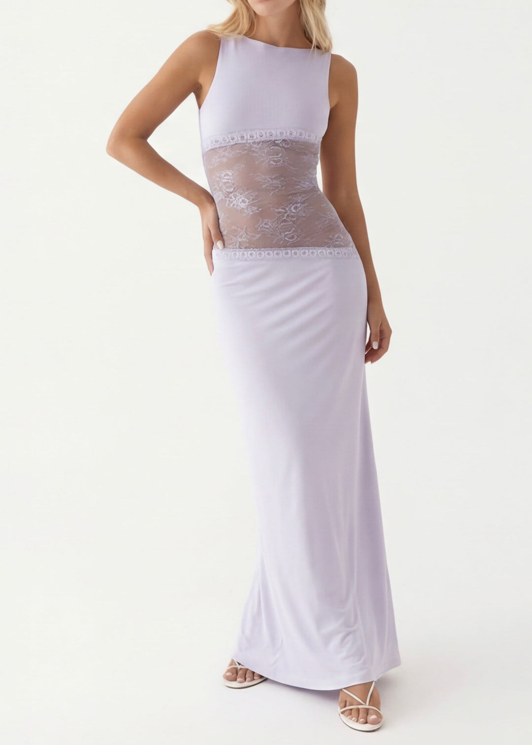 Lyric Lace Panel Maxi Dress
