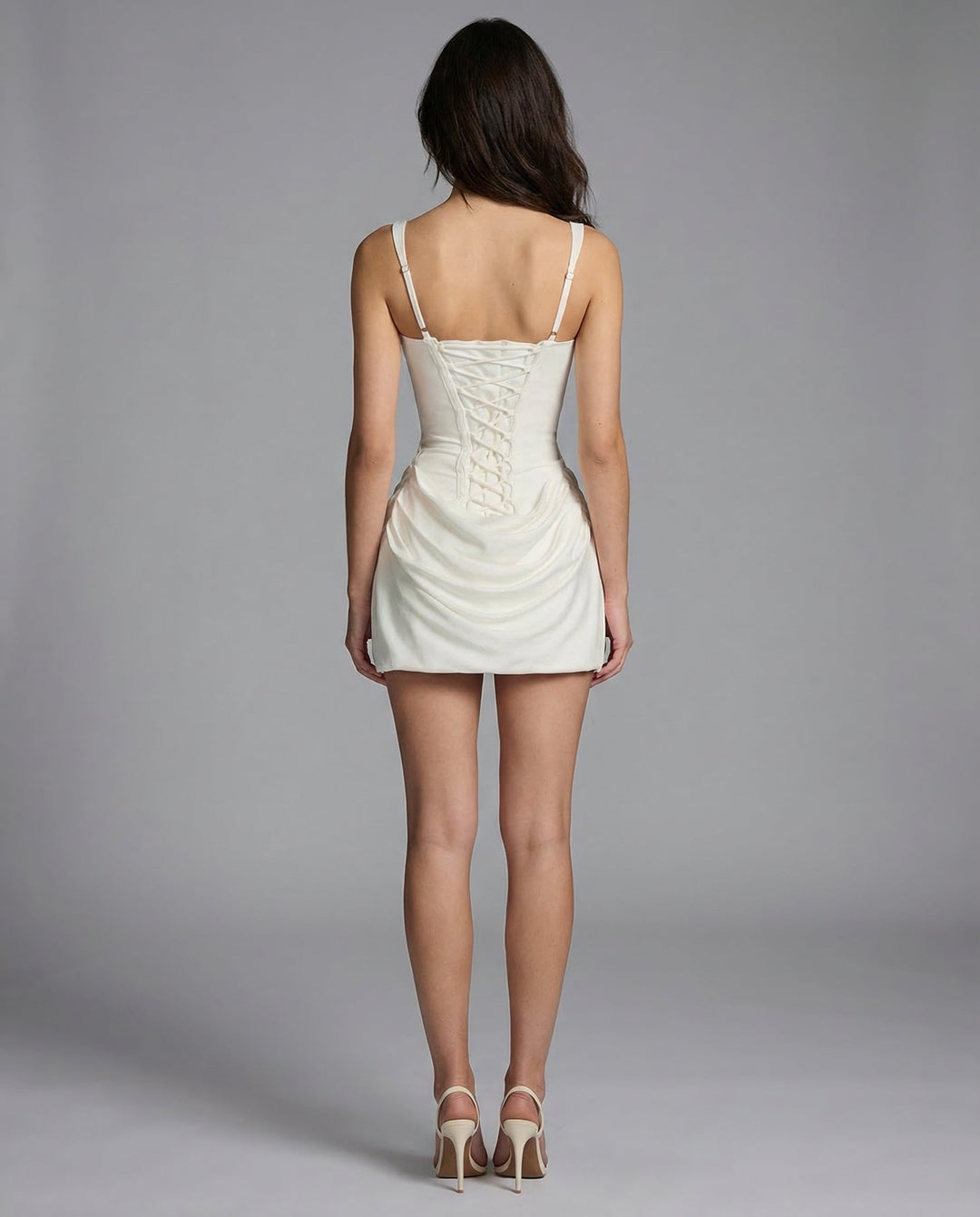 Elsie Contour Draped Mini Dress