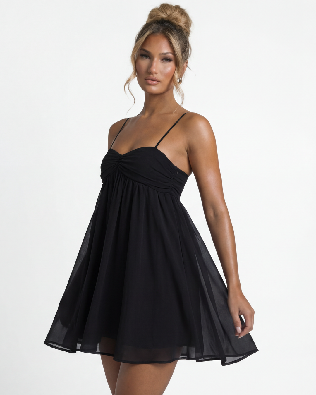 Angela Babydoll Mini Dress