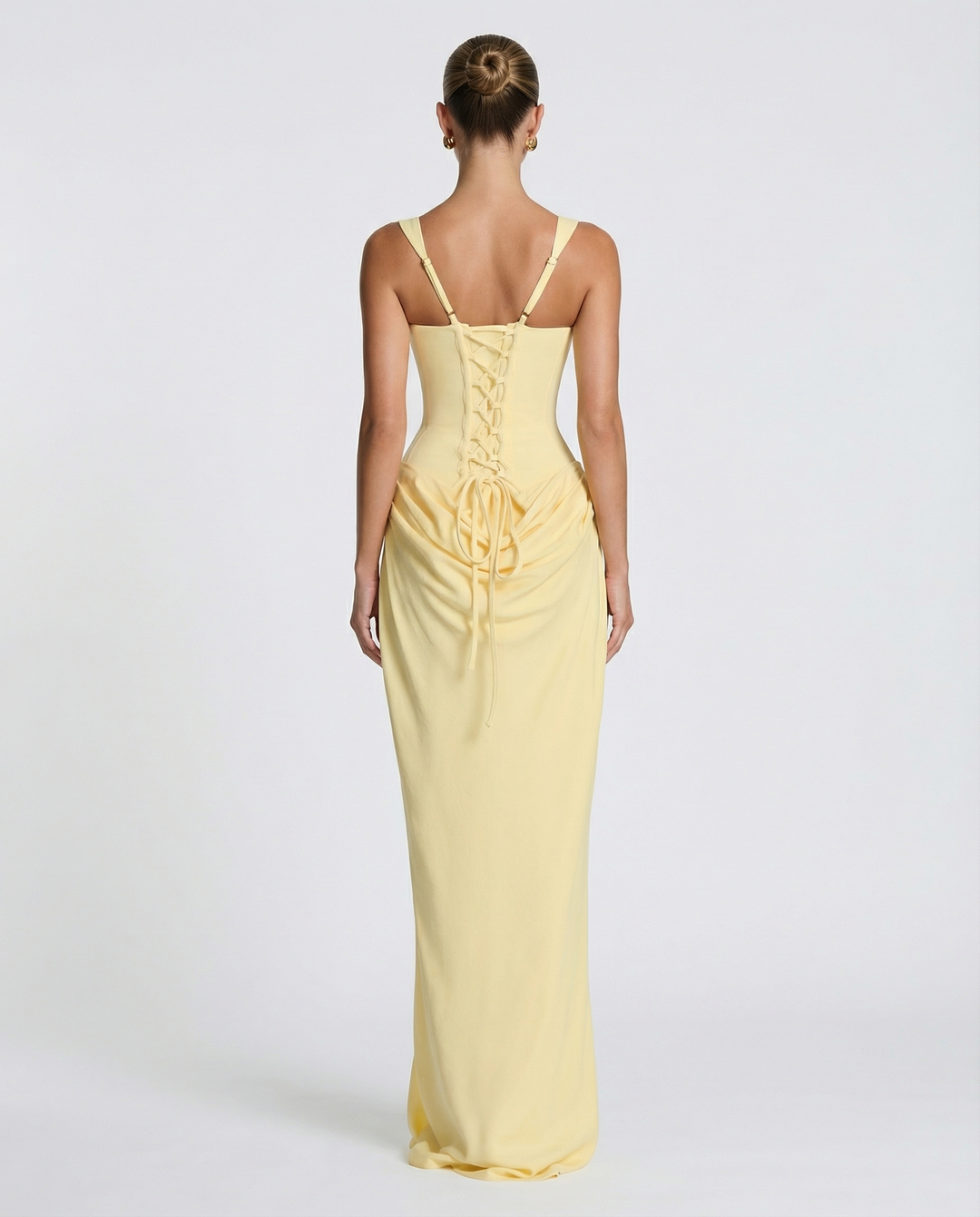 Luna Contour Draped Maxi Dress