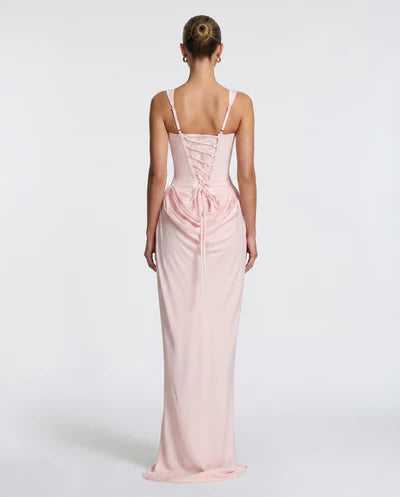Luna Contour Draped Maxi Dress