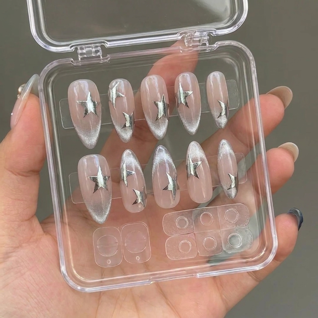 Celestial Cat Eye Press-On Nails