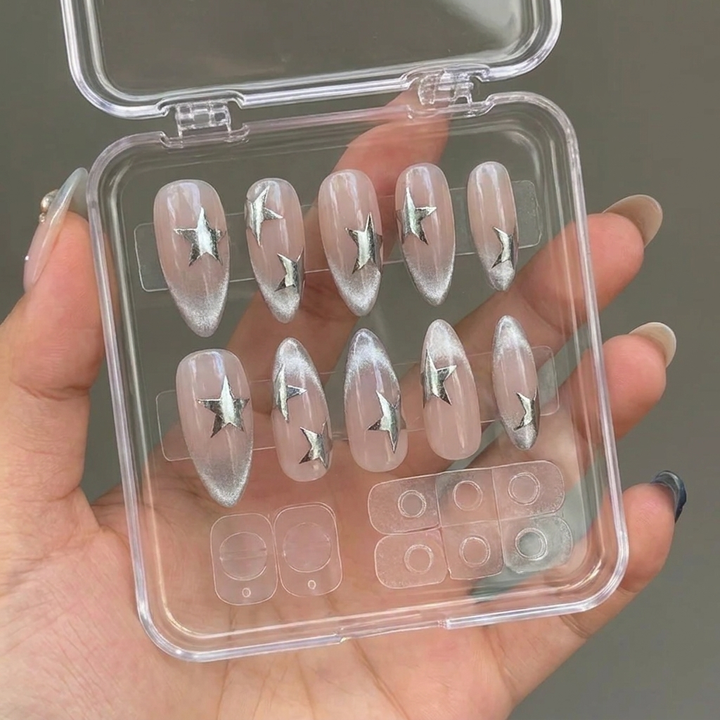 Celestial Cat Eye Press-On Nails