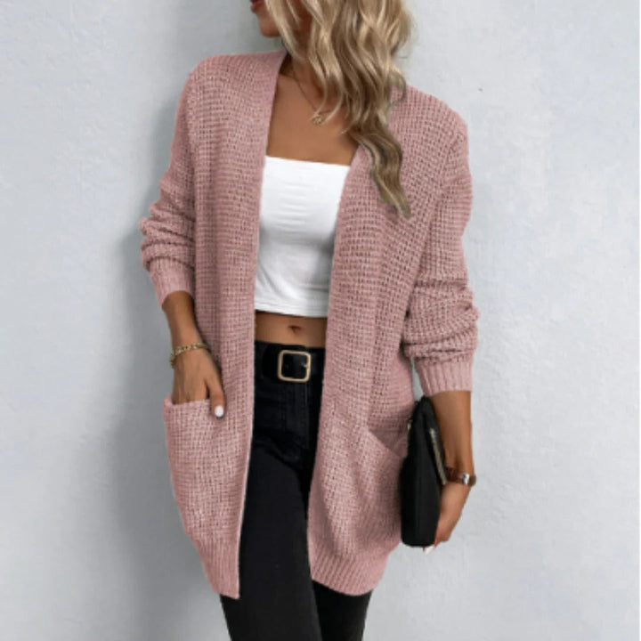 Flannery Ribbed Open Front Cardigan