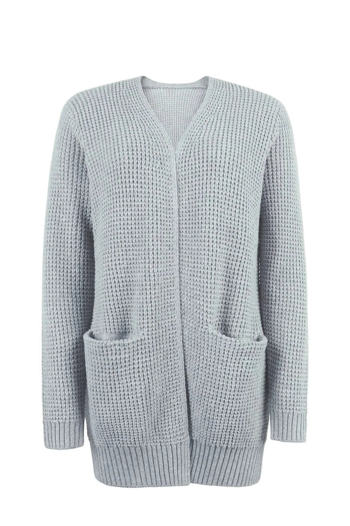 Flannery Ribbed Open Front Cardigan