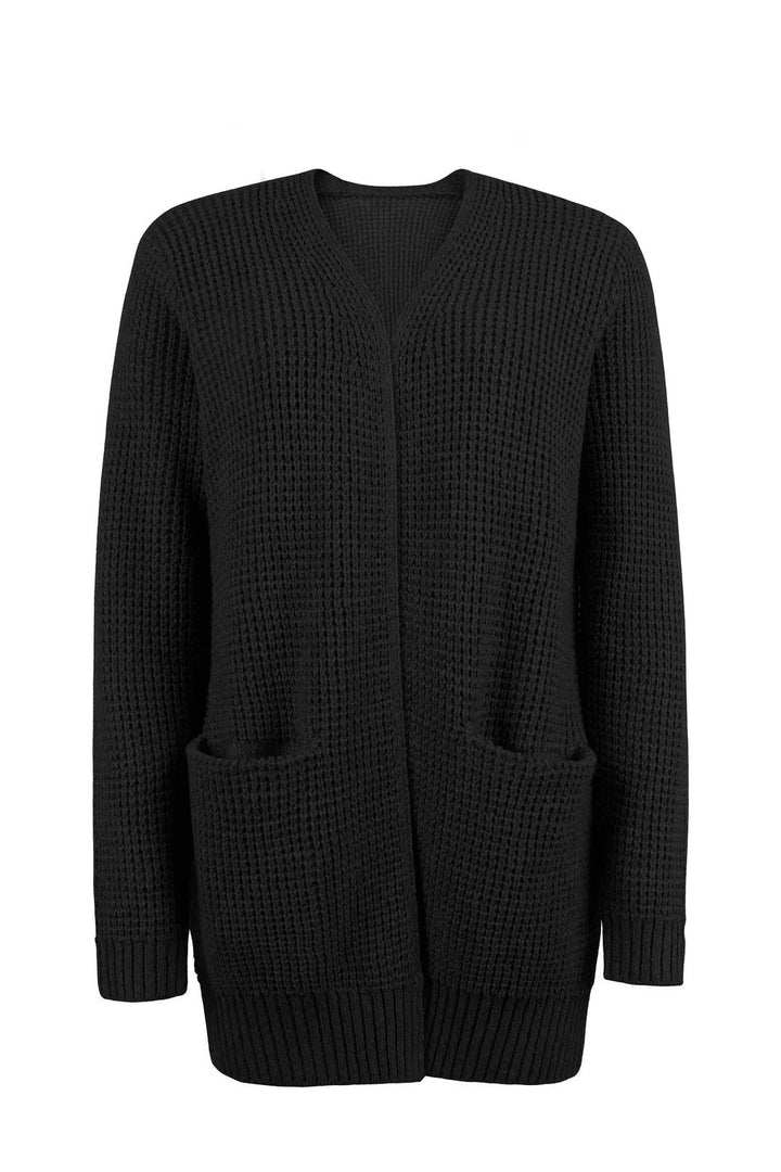 Flannery Ribbed Open Front Cardigan