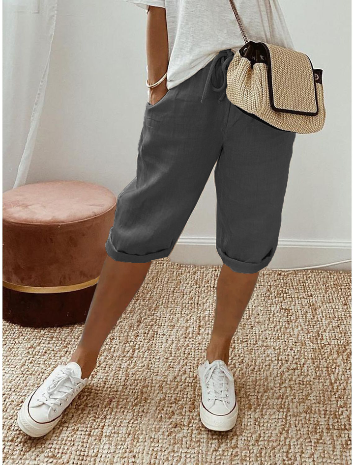 Anne Drawstring Bermuda Shorts