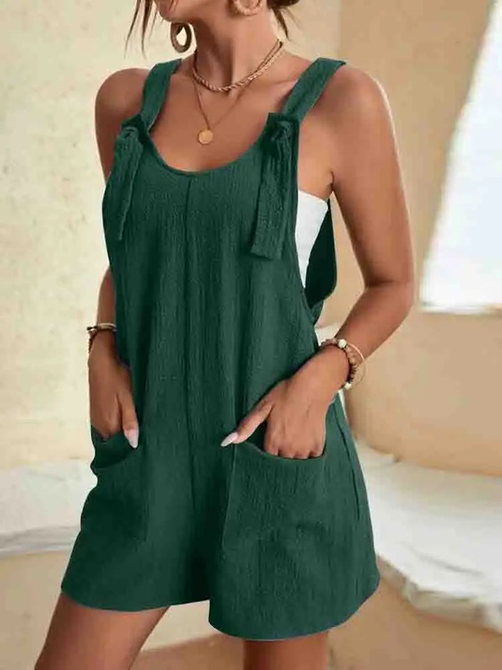 Daisy Tie Strap Romper