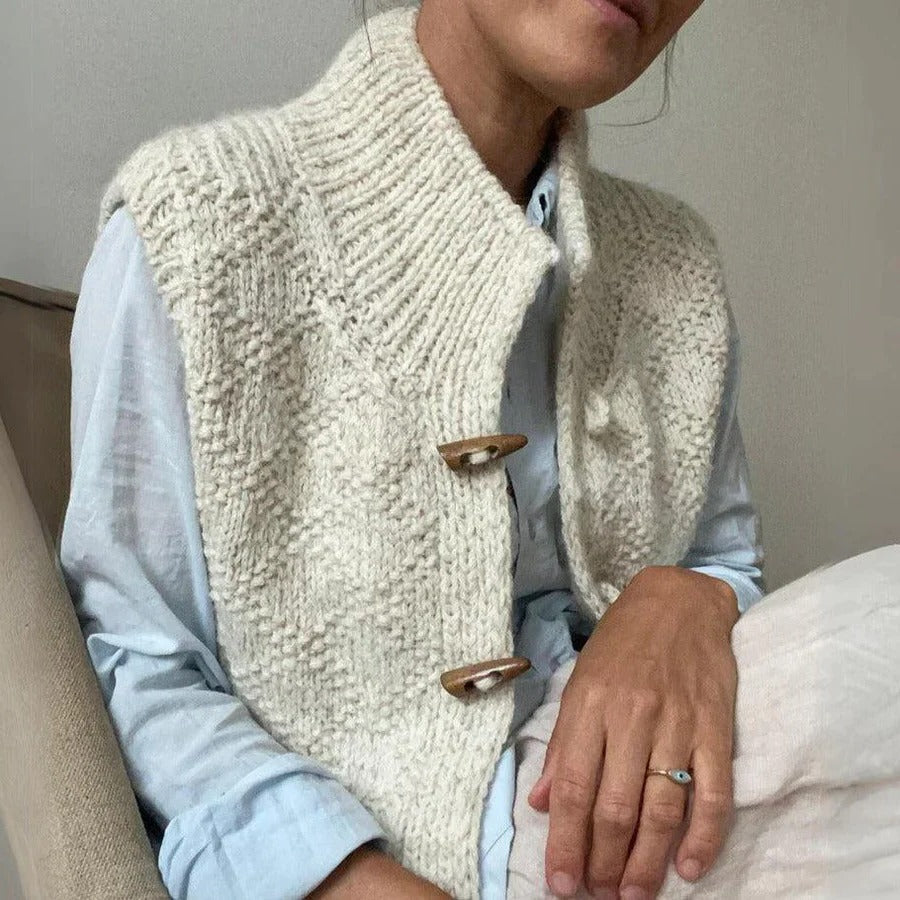 Haraya Quilted Mandarin Collar Jacket