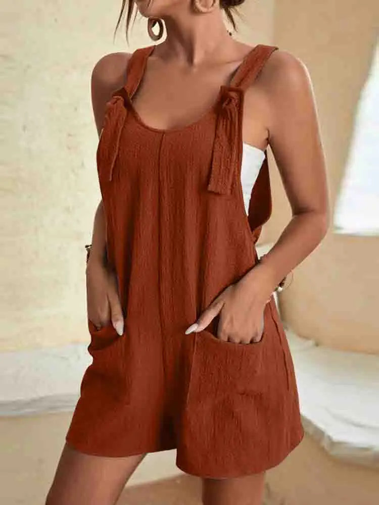 Daisy Tie Strap Romper