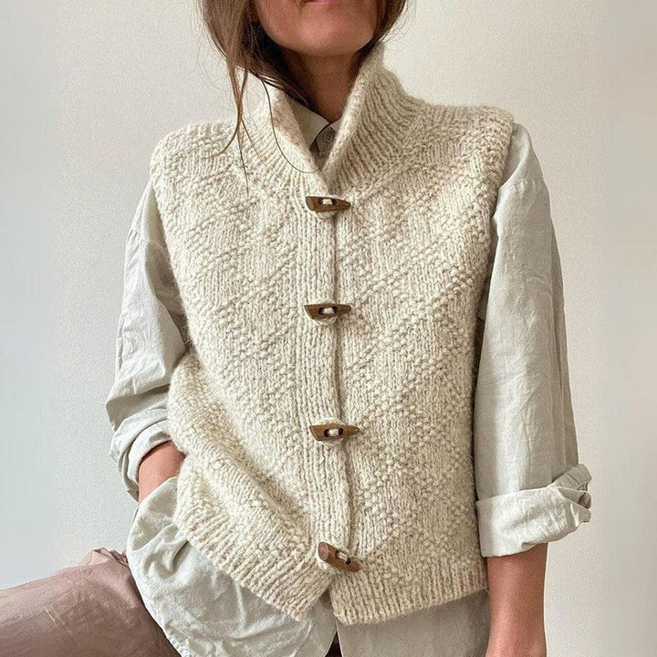 Haraya Quilted Mandarin Collar Jacket