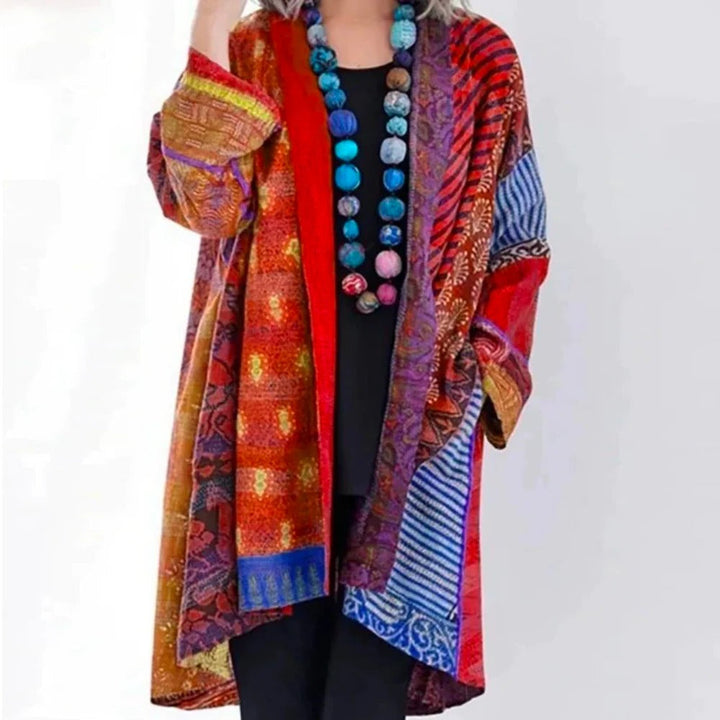 Winie Printed Oversized Cardigan