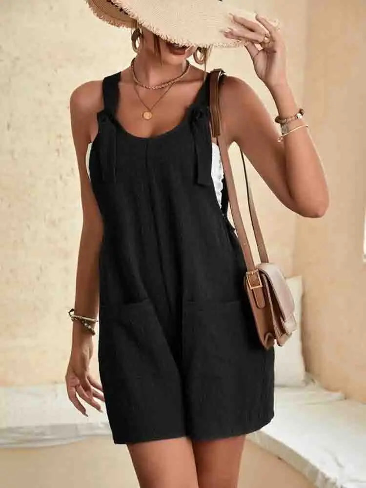 Daisy Tie Strap Romper