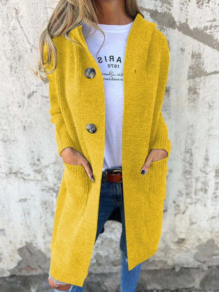 Delia Longline Button Cardigan