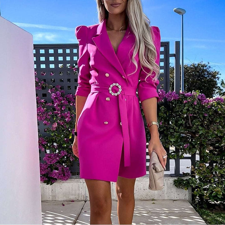 Naira Belted Blazer Mini Dress