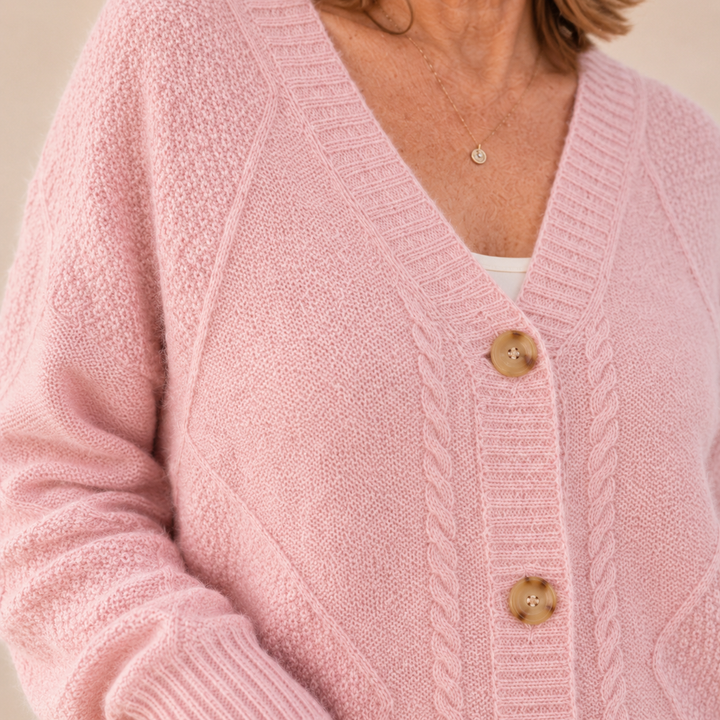 Oriana V-Neck Button Front Cardigan