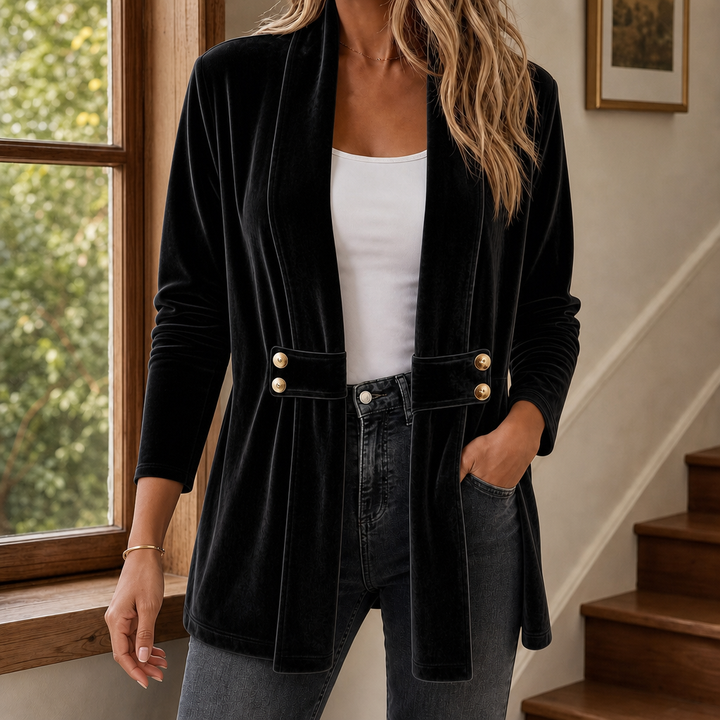 Rina Open Front Longline Cardigan