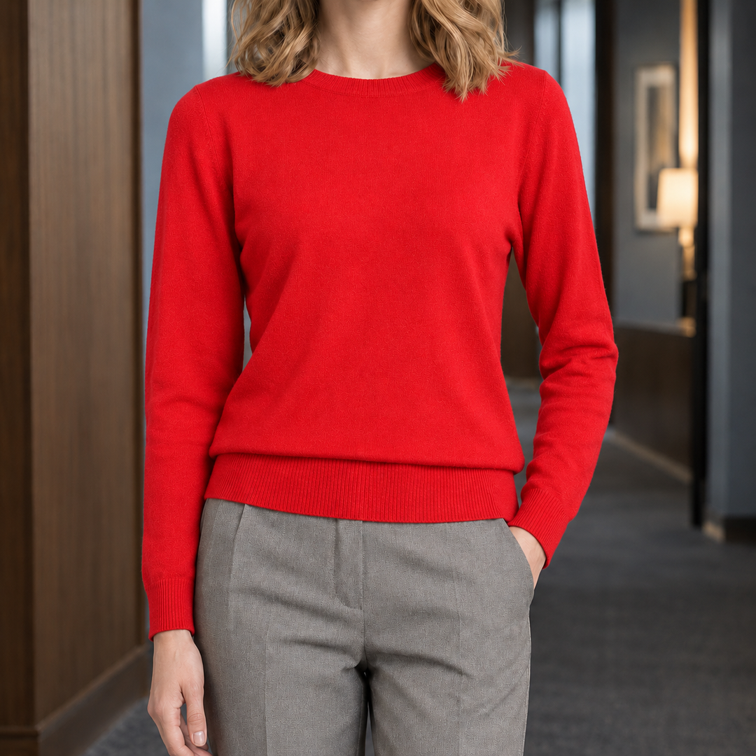 Vania Classic Crew Neck Sweater