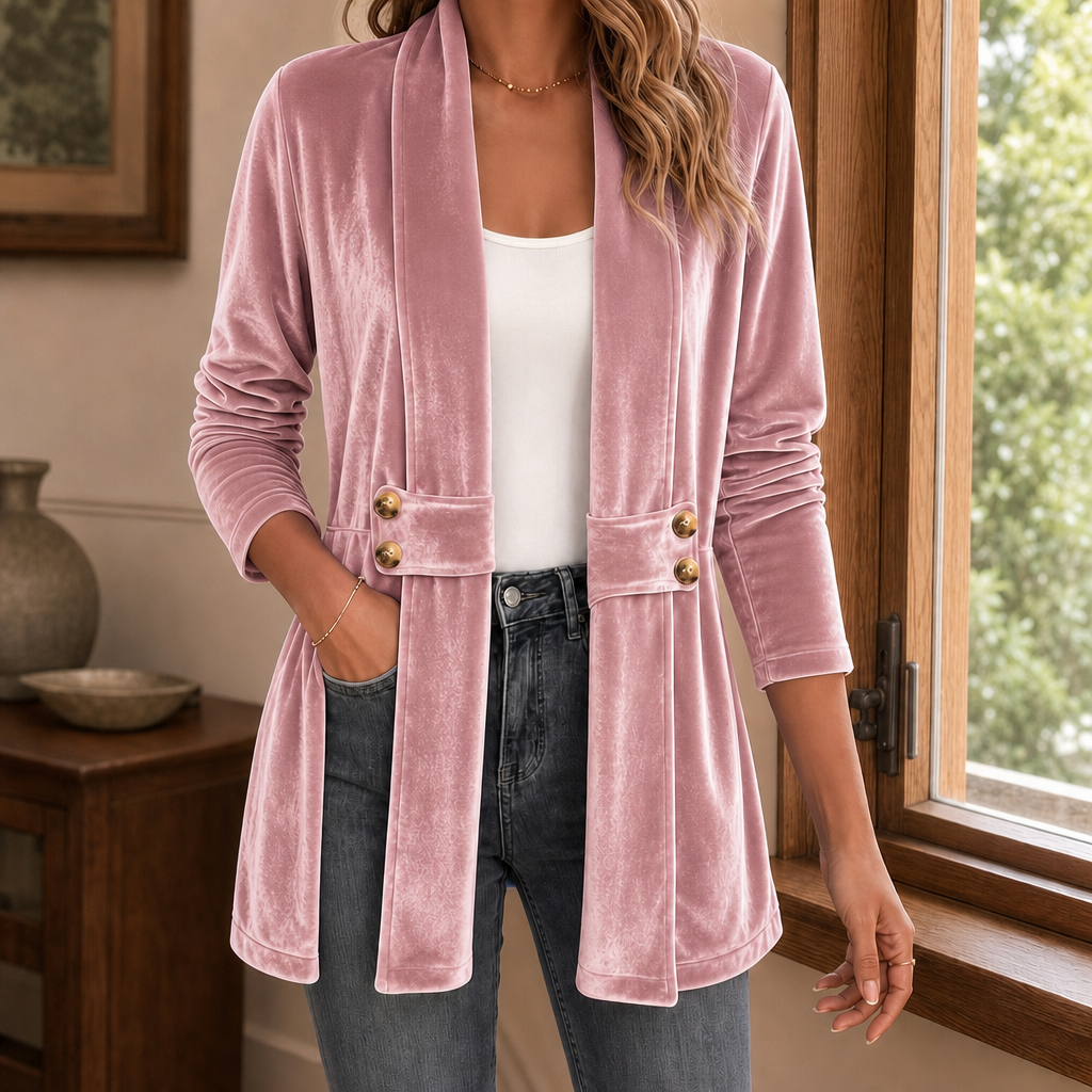 Rina Open Front Longline Cardigan