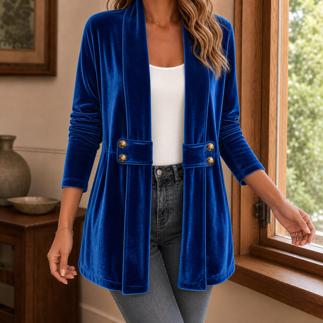 Rina Open Front Longline Cardigan