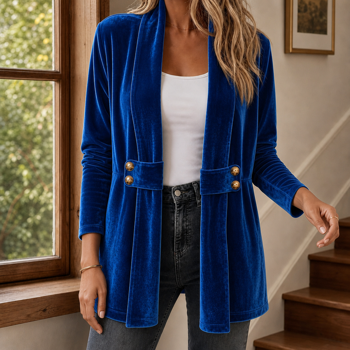 Rina Open Front Longline Cardigan