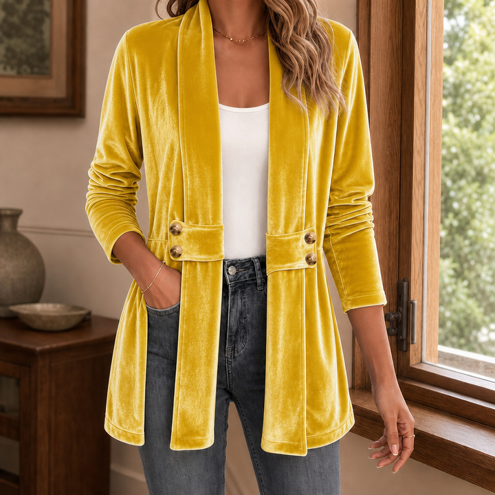 Rina Open Front Longline Cardigan