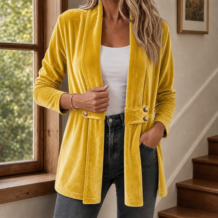 Rina Open Front Longline Cardigan