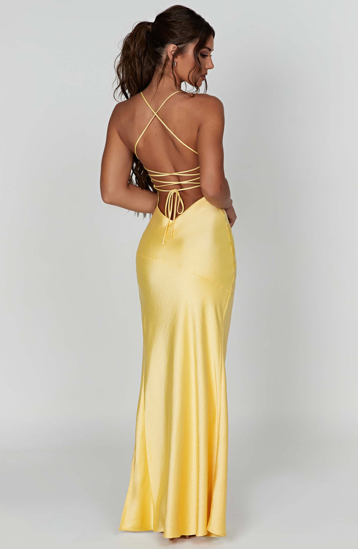 Isabel Cutout Slit Maxi Dress