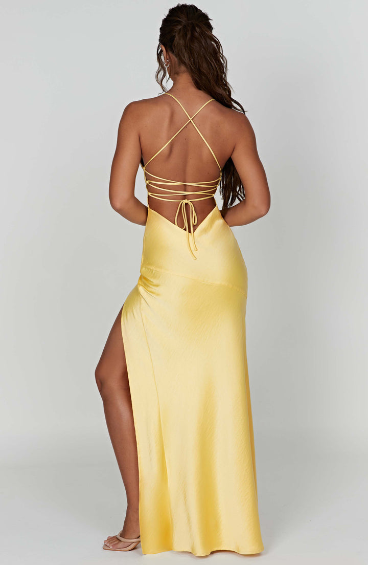 Isabel Cutout Slit Maxi Dress