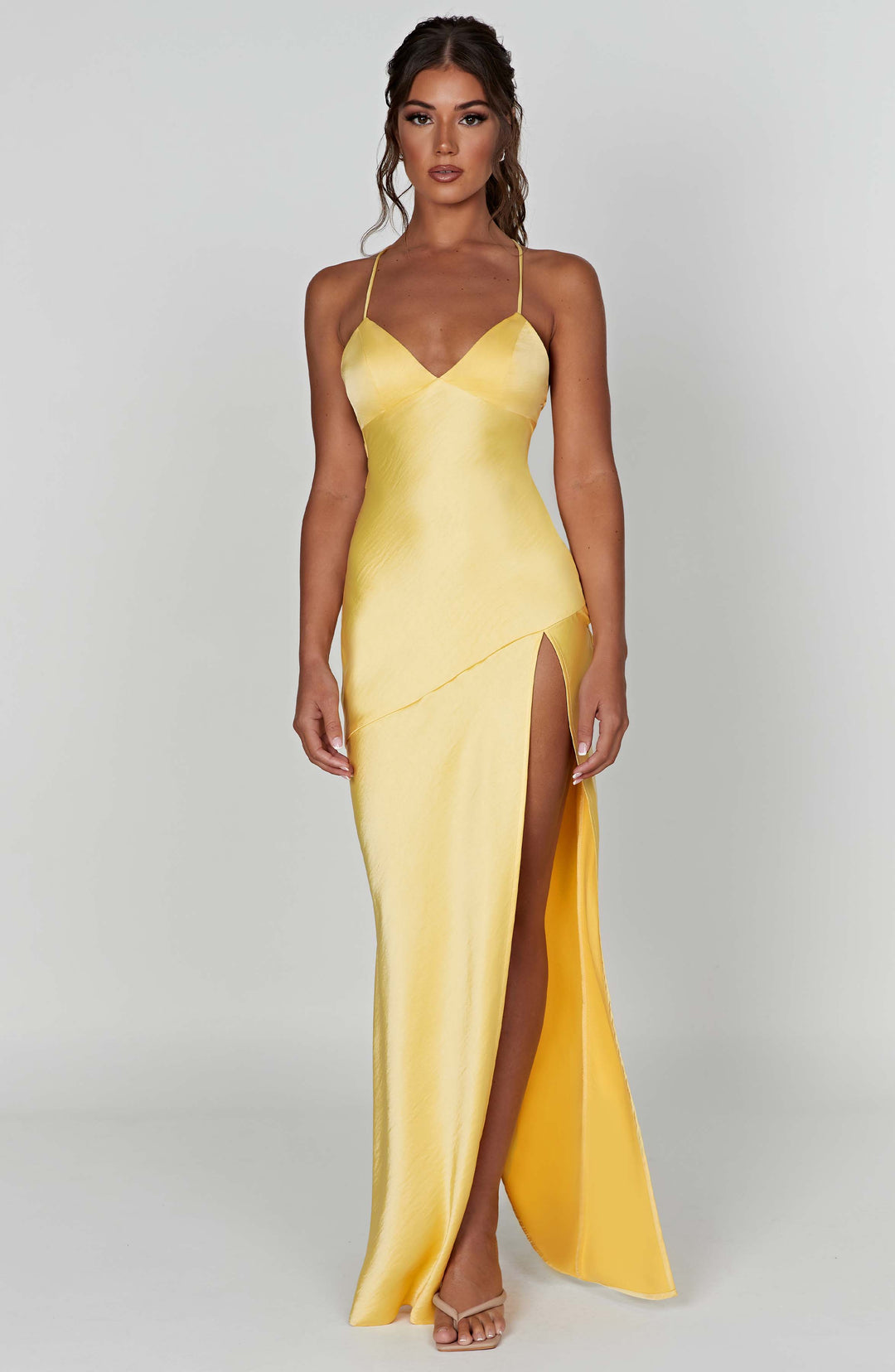 Isabel Cutout Slit Maxi Dress
