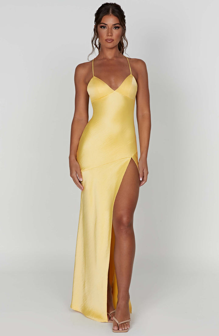 Isabel Cutout Slit Maxi Dress