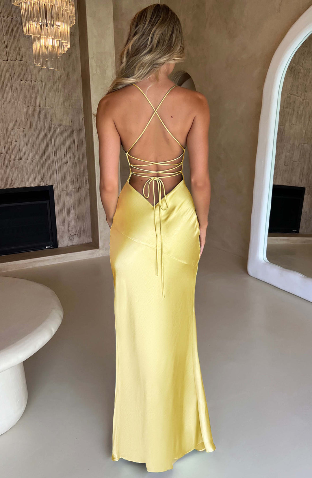 Isabel Cutout Slit Maxi Dress