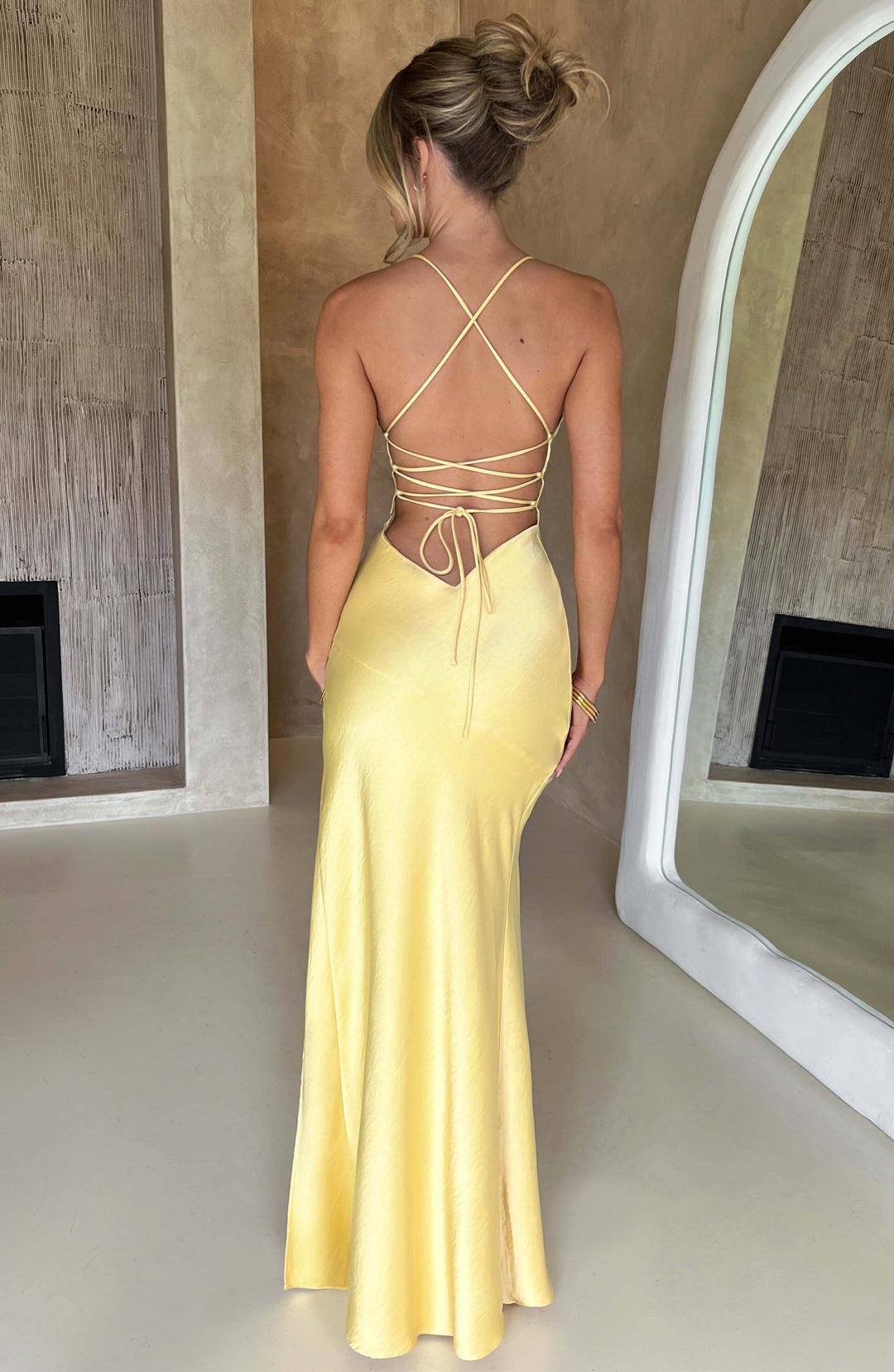 Isabel Cutout Slit Maxi Dress
