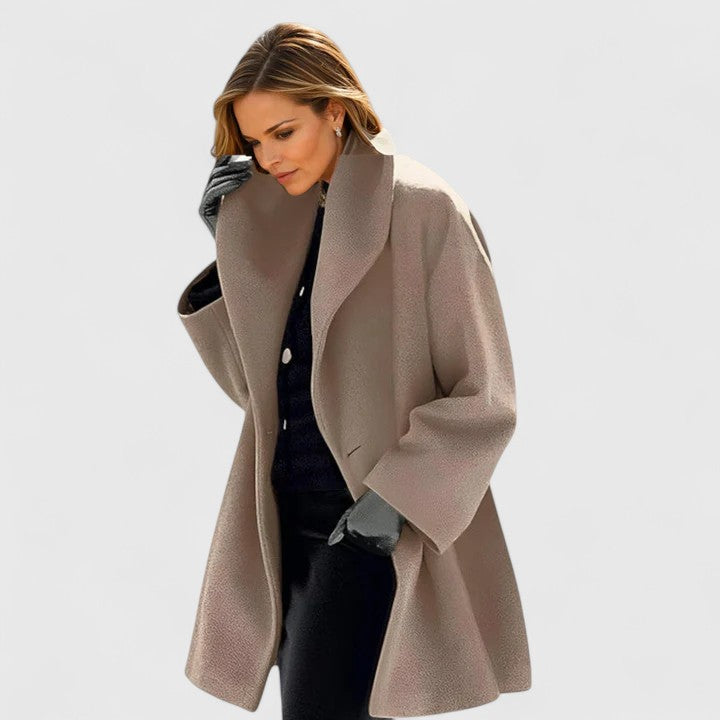 Halle Oversized Shawl Collar Coat