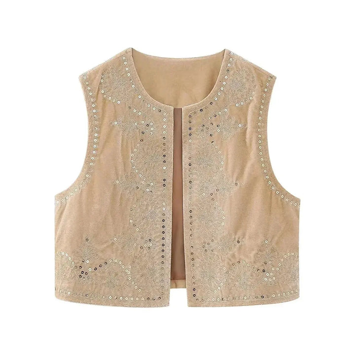 Mosie Embroidered Bohemian Vest