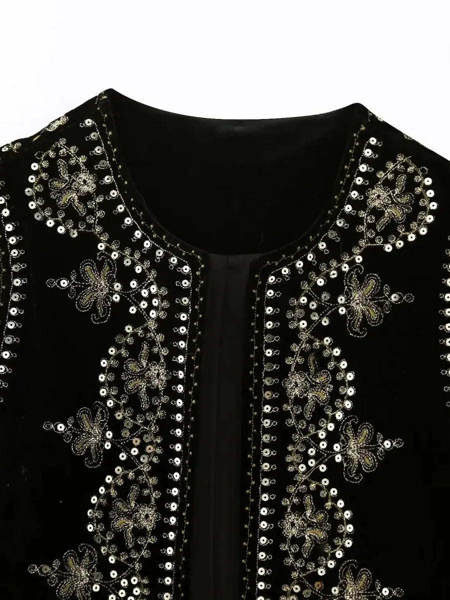 Mosie Embroidered Bohemian Vest