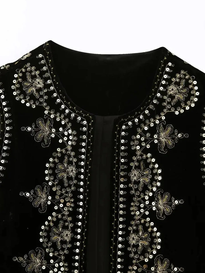 Mosie Embroidered Bohemian Vest