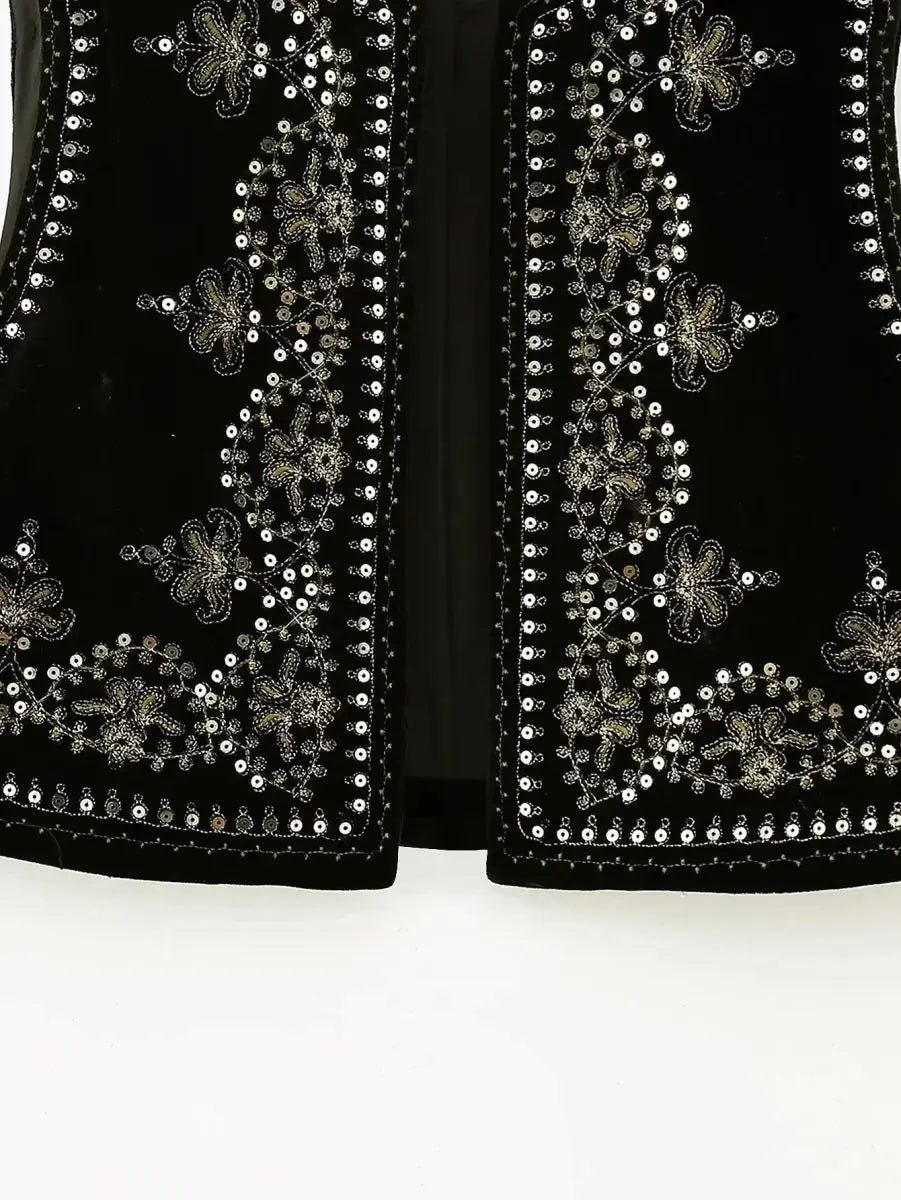 Mosie Embroidered Bohemian Vest