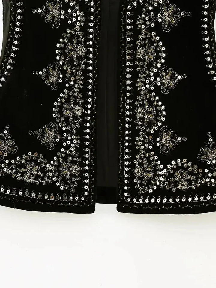 Mosie Embroidered Bohemian Vest